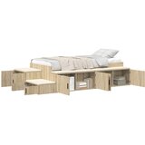  Krevet s ladicama Sonoma hrast 80 cm Konstruirano drvo | shoptok.hr