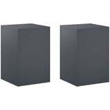  Stalak za biljke 2 pcs Antracit 40 x 40 x 60 cm Pocinčani čelik | shoptok.hr