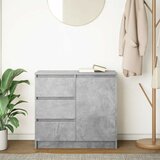  Komoda s ladicama beton siva 71x35x65 cm konstruirano drvo | shoptok.hr