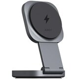 Aukey Bežični magnetni punjač za brzo punjenje LC-MC211 2-u-1 Qi2 25W Slike