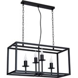  Luster CARDIFF 4xE14/60W/230V crni | Eponuda.com