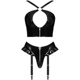 Black_Level set s križnim naramenicama (crni) | shoptok.hr