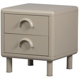 WOOOD Bež kovinska nočna omarica Rune – | Shoptok.si