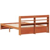  Okvir za krevet s uzglavljem Vosak smeđa 150 x 200 cm | shoptok.hr