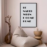  Slika - Homecoming (1-part) - Black and White English Inscriptions 40x60 U crnom drvenom okviru | shoptok.hr