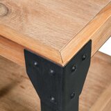 vidaXL noćni ormarići od bagremovog drva i čelika 2 kom 40x30x54 cm | shoptok.hr