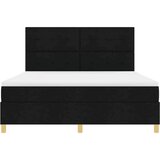  Vzmetnica z osnovo z LED lučko Črna 180x200 cm Tkanina, (22156508) | Shoptok.si