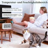 CHATTHEN Wi-Fi termometer in higrometer z LCD-zaslonom | Shoptok.si