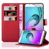 Cadorabo Samsung Galaxy J7 2016 v rdeče sladkorno jabolko - Zaščitni ovitek z magnetnim zapiranjem, stoječo funkcijo in režo za kartice, (20550974) | Shoptok.si