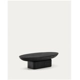 Kave Home Crni stolić za kavu od masivnog bagrema 70x140 cm Ovak – | shoptok.hr