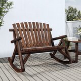 vidaXL Vrtna gugalna klop dvosed 123x96x102 cm trdna smrekovina Cene