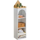 SoBuy knjižna omara za otroke v beli barvi v skandinavskem slogu, (20815220) | Shoptok.si