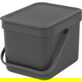 Brabantia Zabojnik za ločevanje odpadkov 6 L - Siva | Shoptok.si