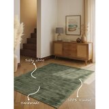 Vikosa Zelena ročno tkana viskozna preproga 120x180 cm Noemi – | Shoptok.si