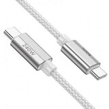 hoco. podatkovni polnilni kabel U134 Type C na Type C 1,8m 240W 5A - siv pleten | Shoptok.si