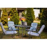  baštenski set sa jastucima veneto – crno-sivi (green bay) 078518 | ePonuda.com