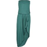 Urban Classics Women's Bandeau Dress Green | shoptok.hr