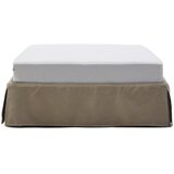 Kave Home Smeđe-sivi tapecirani krevet bez uzglavlja 90x200 cm Jaira – | shoptok.hr