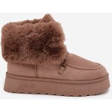 Big Star Ladies Snow Boots On Platform With Fur And Lacing | shoptok.hr
