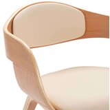  Jedilni stoli 4 kosi ukrivljen les in umetno usnje, (20764069) | Shoptok.si