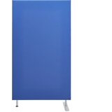 eurokraft pro Predelna stena z zvočno izolacijo, stenska plošča, višina 1800 mm, širina 1000 mm, modre barve | Shoptok.si