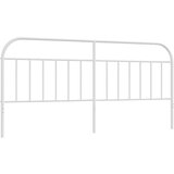 vidaXL Kovinsko vzglavje belo 200 cm | Shoptok.si