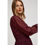 Marisse Black Dress With Puff Sleeves And A V-Neck | Eponuda.ba