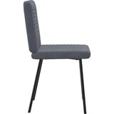 vidaXL Jedilni stoli 4 kosi temno siv žamet | Shoptok.si