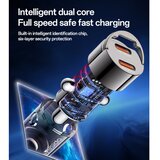 Yesido Auto punjač Y69 30W 3A 2 x USB-C crni | shoptok.hr