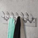Aluminijska Vješalica za Odjeću i Kapute s Kukama Srebrna Boja | Eponuda.com