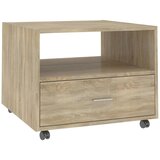  Stolić za kavu boja hrasta 55x55x40 cm konstruirano drvo | shoptok.hr