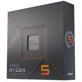 AMD CPU Desktop Ryzen 5 6C/12T 7600X (4.7/5.0GHz Boost,38MB,105W,AM5) box, with Radeon Graphics - 100-100000593WOF cene