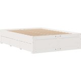 vidaXL Posteljni okvir brez vzmetnice s predali 140x200 cm borovina | Shoptok.si