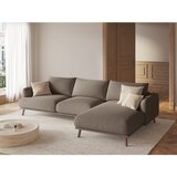 Micadoni Sivorjava kotna sedežna garnitura (desni kot/z ležalnikom) Naomi – | Shoptok.si