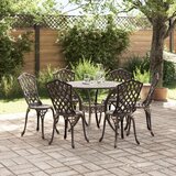  Set od 7 komada za objedovanje u vrtu od brončanog lijevanog aluminija | shoptok.hr