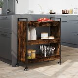  Kuhinjska kolica boja hrasta 70 x 30 x 82 cm konstruirano drvo | Eponuda.com