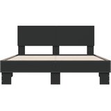  Okvir za krevet crni 140x190 cm konstruirano drvo i metal | shoptok.hr