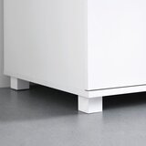 Bessagi Home Omara Za Oblačila Milo, Bela | Shoptok.si