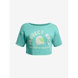 Under Armour Turquoise women's sports T-shirt Pjt Rck Balance Graphic T | Shoptok.si