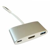 LC Power hub LC-HUB-C-MULTI-4 type c, 1xHDMI dp Cene