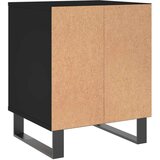  Nočna omarica 2 kosa črna 40x35x50 cm inženirski les, (20916278) | Shoptok.si