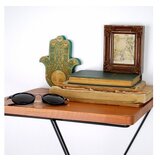 Woody Fashion Wr037 WalnutBlack Decorative Wooden Wall Shelf | Eponuda.com