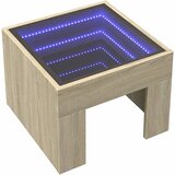  Noćni ormarić s beskonačnim LED boja hrasta sonome 40x40x30 cm | shoptok.hr
