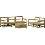  6-dijelni set vrtnih sofa od impregnirane borovine | shoptok.hr