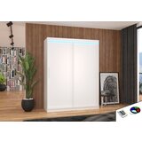 ADRK Drsna omara DENVER 150 z LED osvetlitvijo - BELA | Shoptok.si