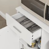  Kuhinjski ormarić bife s ladicom vrata s mekim zatvaranjem 80 x 35 x 180 cm bijeli | shoptok.hr