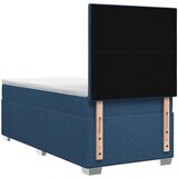  Boxspring krevet s madracem Plava 90 x 190 cm Tkanina | shoptok.hr