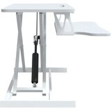 vidaXL Podesiva radna stanica 90 x 40 x (13 - 50) cm od čelika i drva | shoptok.hr