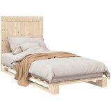  Okvir kreveta s uzglavljem 90 x 200 cm od masivne borovine | shoptok.hr