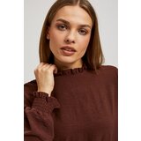 Marisse Plain Brown Shirt | Shoptok.si